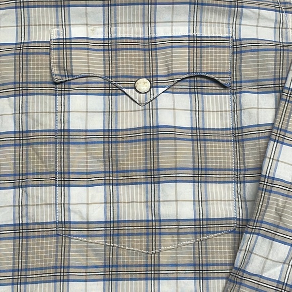 Rough Stock Panhandle Slim Pearl Snap Button Down - Picture 8 of 10